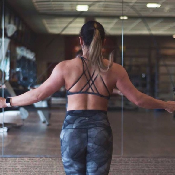 Lululemon Wunder Under Pant (Hi-Rise) Midnight Tulle Multi Black Sz 2‎ - Picture 3 of 11